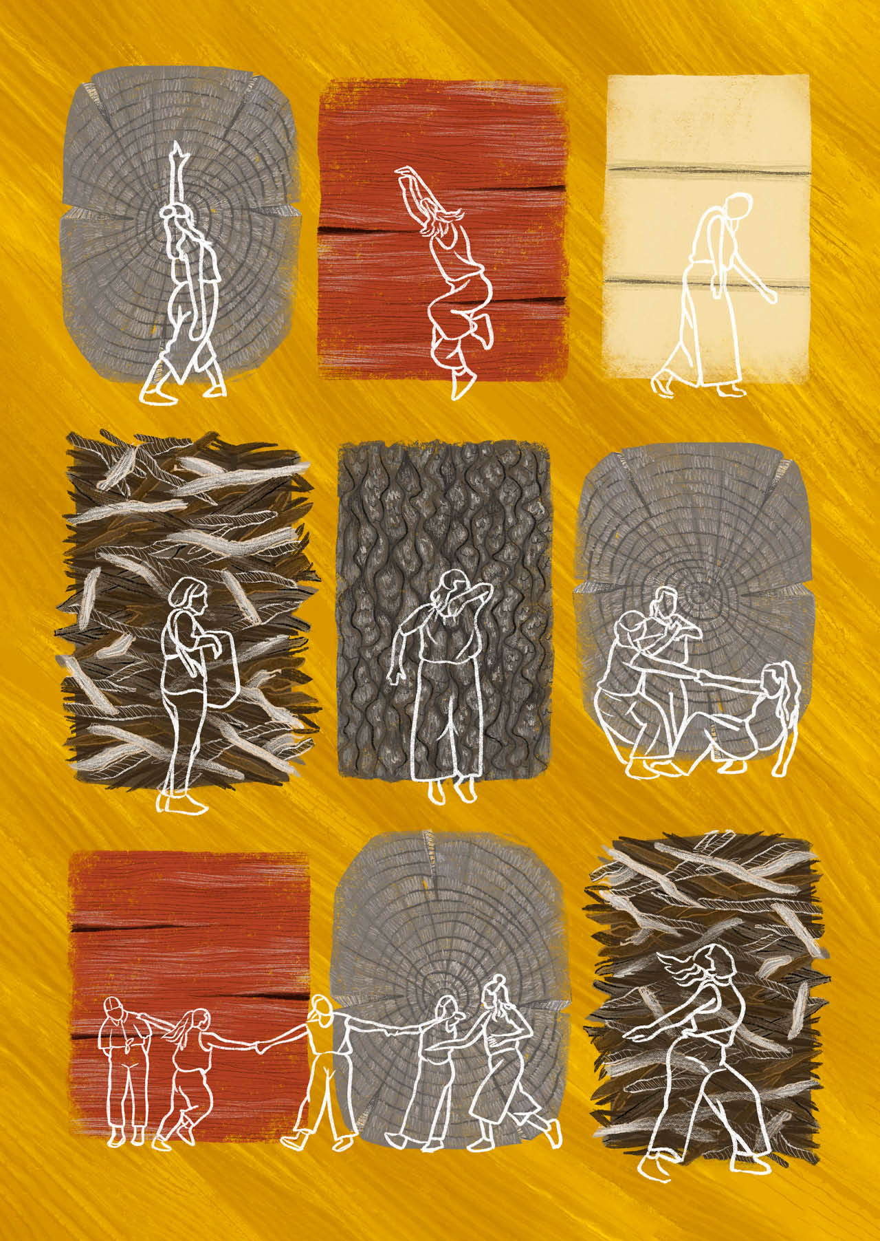 Tanssilähettiläät kuvitus