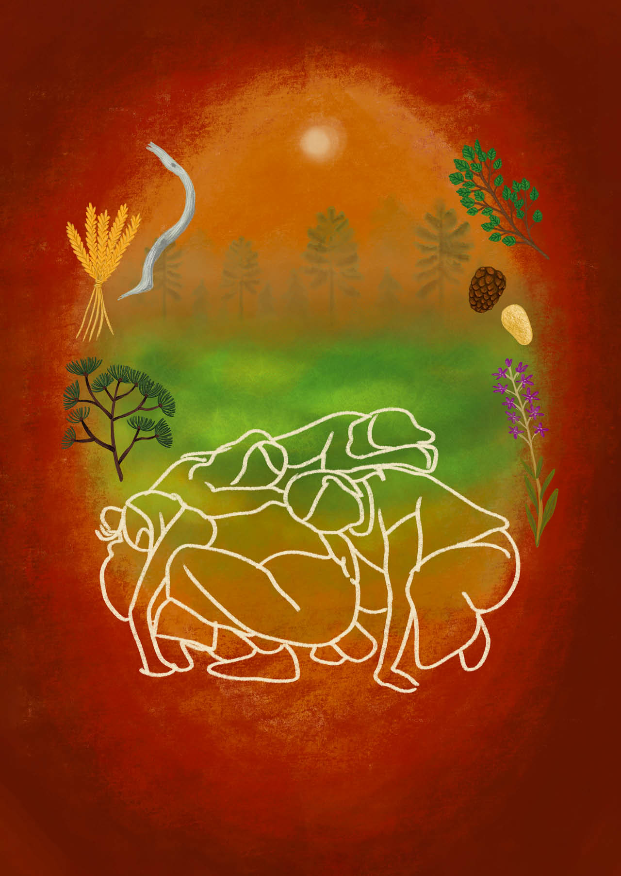 Tanssilähettiläät kuvitus